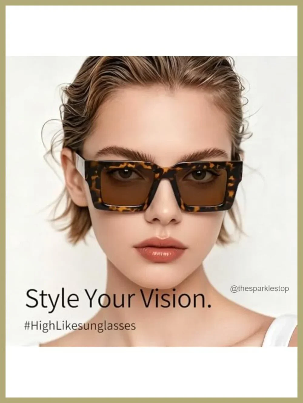 3-Pack Oversized Square Sunglasses for Women UV Protection Polycarbonate Frame